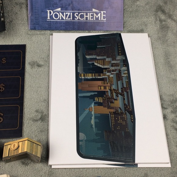 Ponzi Scheme Board Game TMG Tasty Minstrel Games OOP - Picture 5 of 10